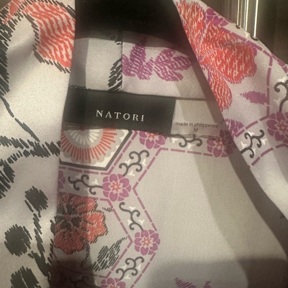Natori | Intimates & Sleepwear | Natori Kimono Floral Robe Pink Purple ...